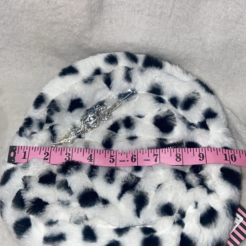Gilda Paris Faux Fur mini backpack NWT - Picture 9 of 11